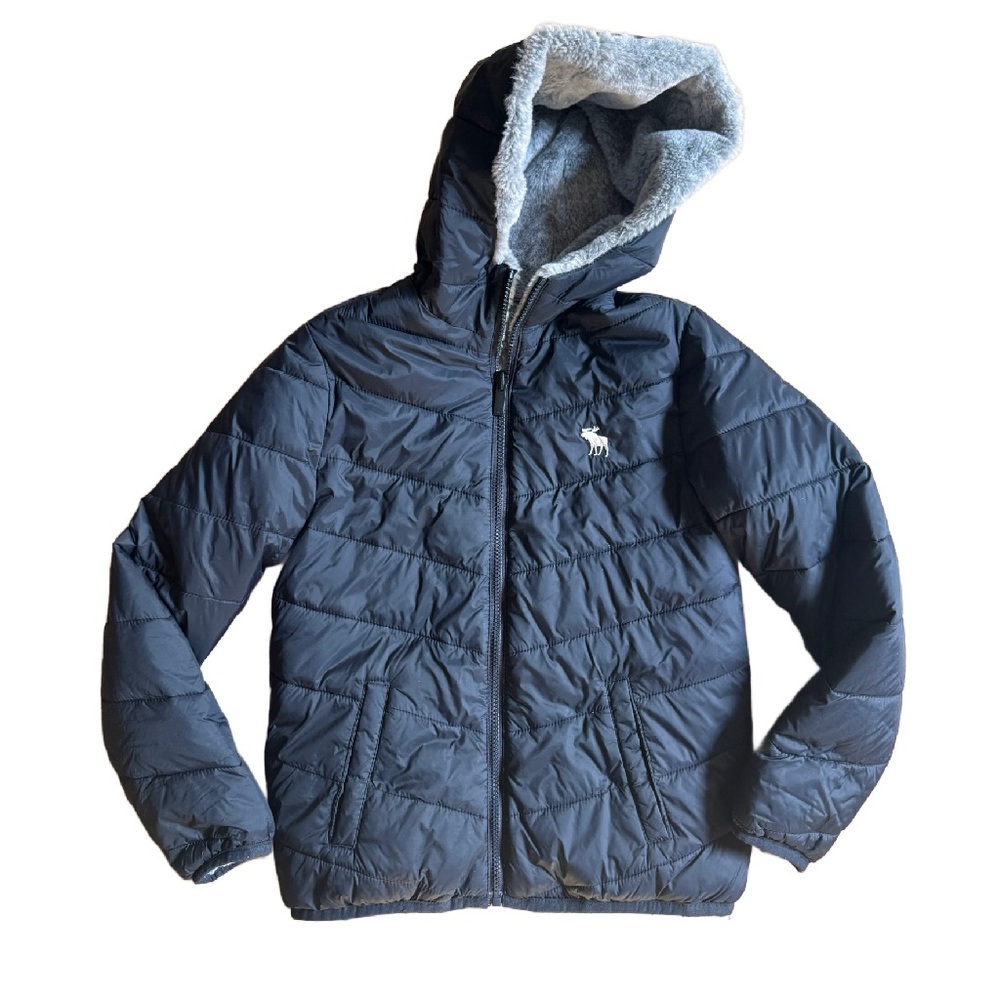 Abercrombie Kids Black Puffer Jacket